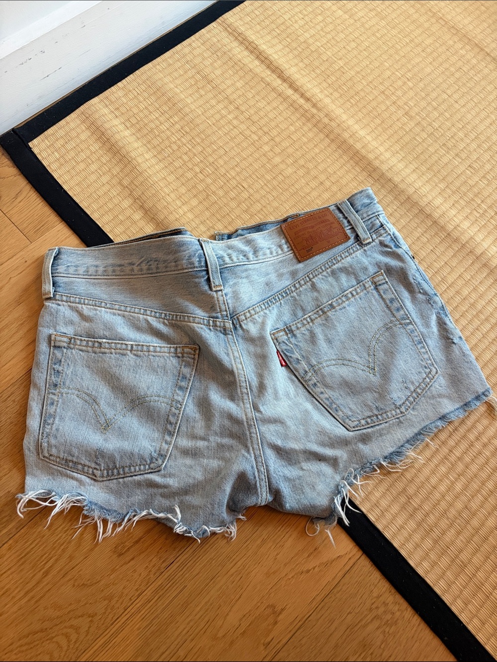 Levi’s 501 Original High Rise Denim Shorts